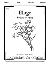Eloge Handbell sheet music cover